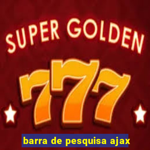 barra de pesquisa ajax